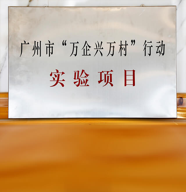 热烈庆祝正规下注平台(中国)有限公司获评2023年度广州市“万企兴万村”行动实验项目